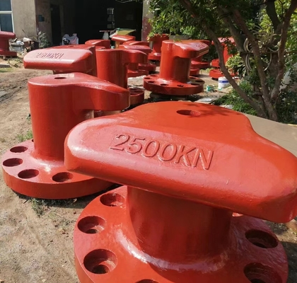 Bollard de quai maritime en acier moulé sur mesure pour l' amarrage de la tête de tee