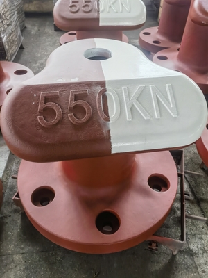 Bollard de quai maritime en acier moulé sur mesure pour l' amarrage de la tête de tee