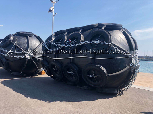 Bateaux Pneumatique Fenders marins 50kPa / 80kPa caoutchouc naturel