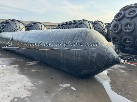 Épaisseur personnalisée Airbag en caoutchouc de lancement de navire 0,3 m - 2,0 m Diamètre