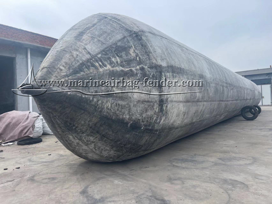 Ballon gonflable en caoutchouc sur mesure, airbags en caoutchouc pour le lancement rapide des navires.