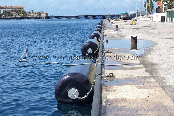 Fender rempli de mousse EVA cylindrique Fender en mousse marine revêtu de polyuréthane