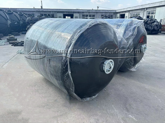 Fender de bateau en mousse EVA à haute densité avec surface polyuréatique et filet de pneus en chaîne