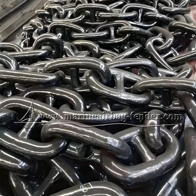 Chaîne d'amarrage résistante à la corrosion en acier au carbone galvanisé