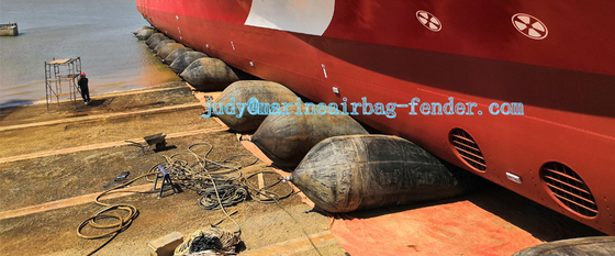 4-15 couches de câble Airbag de lancement de navire Airbag marin avec certificat CCS de 24 mois
